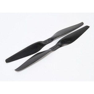1255 Carbon Fiber Propellers CW and CCW Rotation with Dual Mountings (1pair)