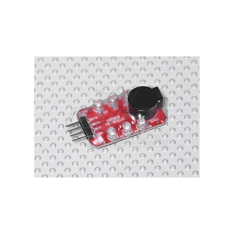 On-Board Lipoly Low Voltage Alarm 2s ~ 3s