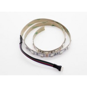 RGB LED Flexible Strip with 4-pin Driver Connector 500mm (Red / Green / Blue)