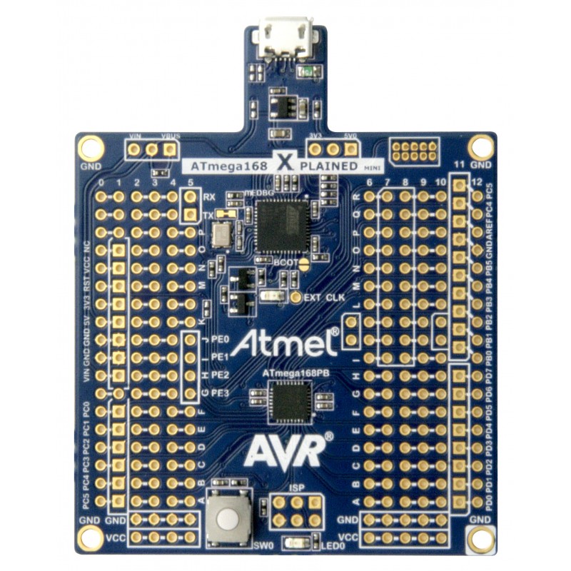 ATmega168PB-XMINI - стартовий комплект з мікроконтролером ATmega168