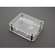Raspberry PI 2 / B + / 3 housing is transparent mounted on screws