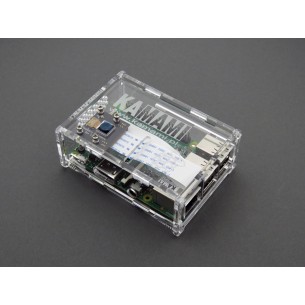 Raspberry Pi 3/2 / B + housing increased for the camera module, transparent