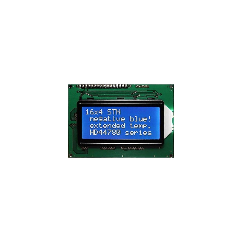 LCD-AC-1604A-BLW-R W / B-E12 C PBF