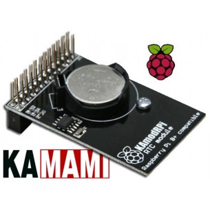 KAmodRPiRTC - real-time clock module (RTC - M41T00S) for Raspberry Pi3, Pi2, Pi+ and Pi minicomputers