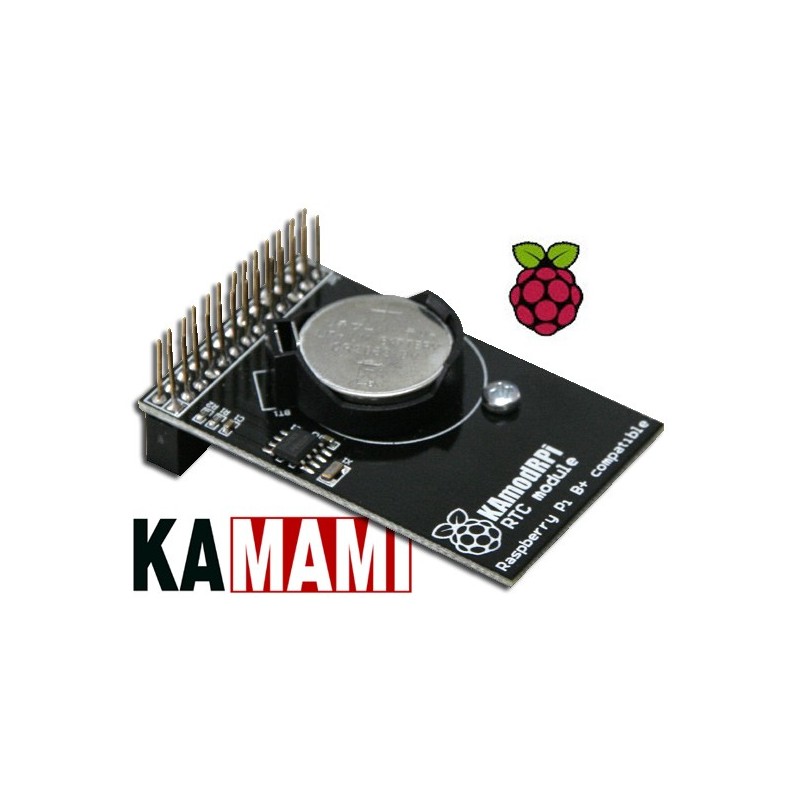 KAmodRPi RTC - moduł zegara czasu rzeczywistego (RTC - M41T00S) dla komputerów Raspberry Pi2, Raspberry Pi+ i Raspberry Pi