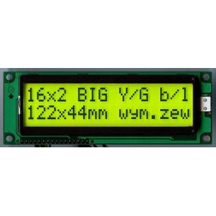 LCD-AC-1602C-YHY Y/G-E6