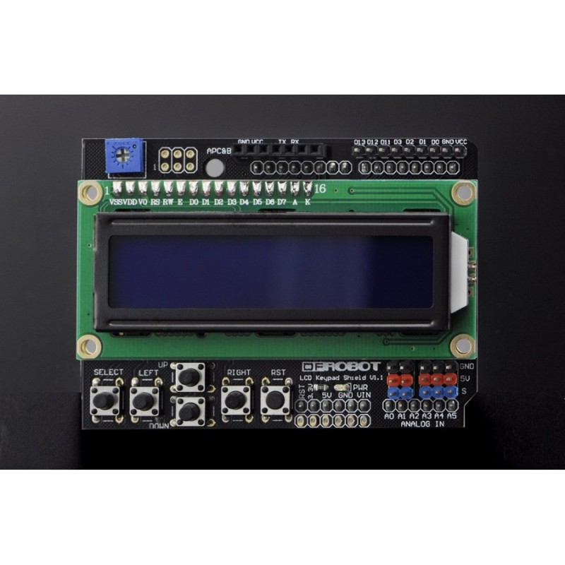 LCD Keypad Shield for Arduino - Kamami on-line store