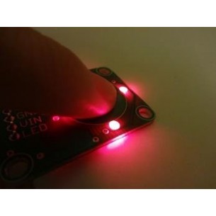 modTOUCH_1P_Red - moduł przycisku dotykowego z podświetleniem czerwonym