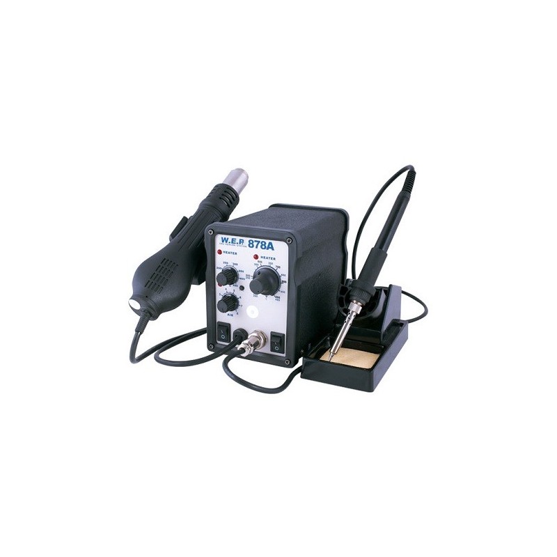 WEP 878A - hotair soldering station + soldering iron 60W
