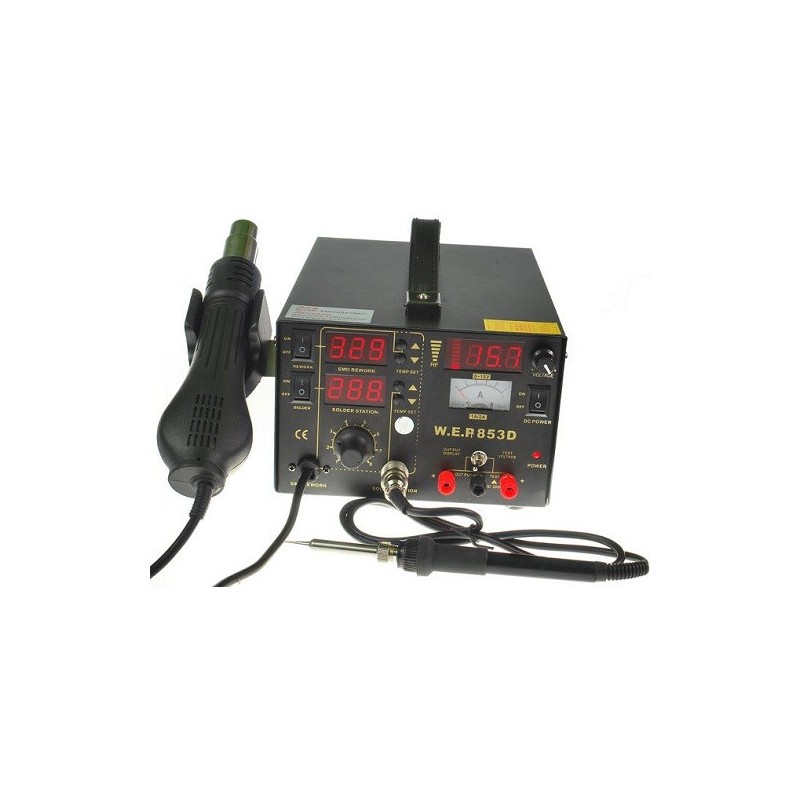 WEP 853D - soldering station 5in1