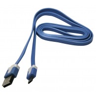 USB-cable-and-Microb-usb-1m-blue-flat