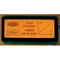rg19264a-FHA-v-display-graficzny192x64-to-back lighting-led-amber-driver-compatible-with-KS0108-FSTN