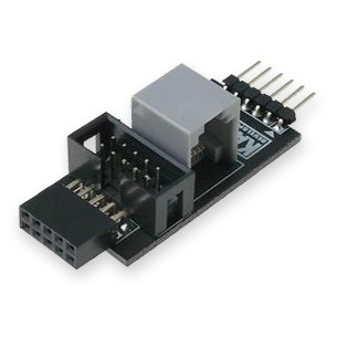 KAmodPIC - przejściówka do programowania mikrokontrolerów PIC (RJ12 6 pin PH IDC 10 pin)