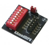 KAmodDIP8 - moduł z 8-pozycyjnym przełącznikiem DIP-Switch