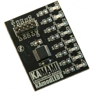 KAmodLED8 - moduł z 8 diodami LED