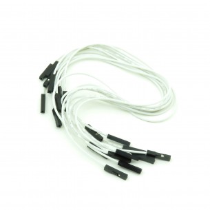 Jumper wires, set of 10 pcs., white