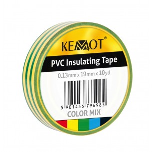 Insulation tape KEMOT 19 mm x 9.14 m - yellow / green