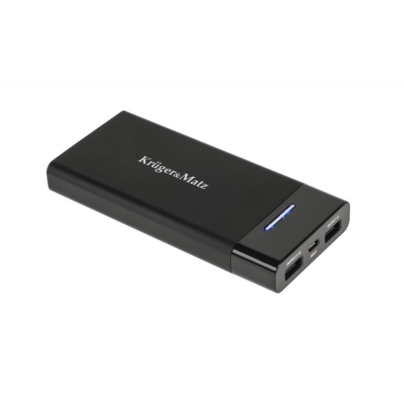 POWER BANK Kruger & Matz 10000mAh for tablets and other devices with a cable included