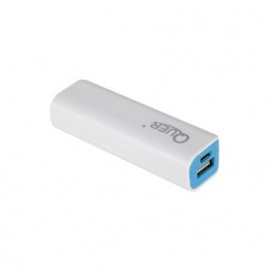 PowerBank Quer 2200 mAh, white and blue