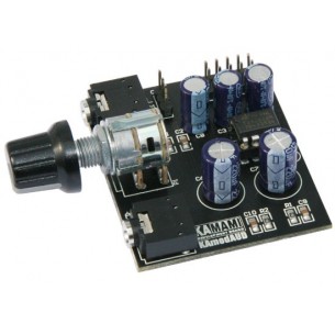 KAmodAUD - moduł stereofonicznego wzmacniacza audio 2x650 mW z układem TDA2822M
