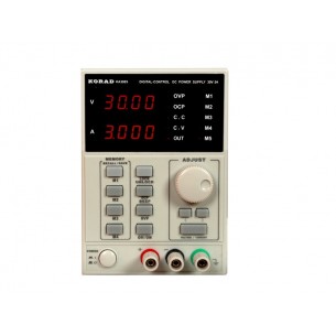 Laboratory power supply KORAD KA3005P 0-30V 5A with communication with PC
