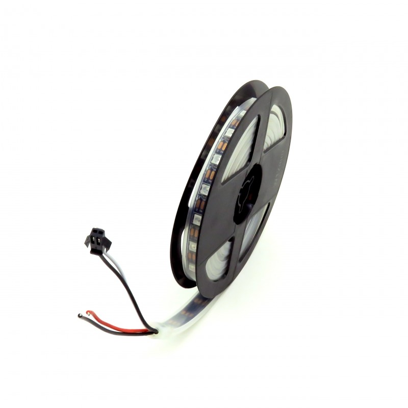 RGB LED strip NeoPixel waterproof black 2m (60 LED / 1m)
