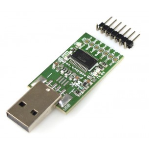 Konwerter USB/RS-232 z zabezpieczeniem 500mA (wtyk)