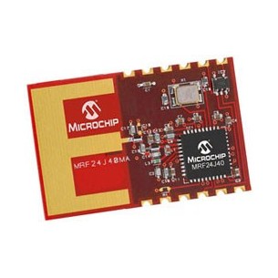 MRF24J40MA-I/RM - moduł transceivera 2,4 GHz IEEE 802.15.4 (ZigBee) z anteną PCB