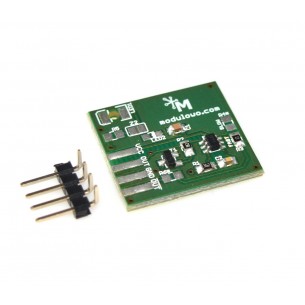 Monostable touch button - module with AT42QT1011 system