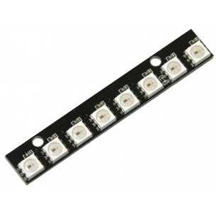 KAmodWS2812-8 - module with eight RGB WS2812 diodes