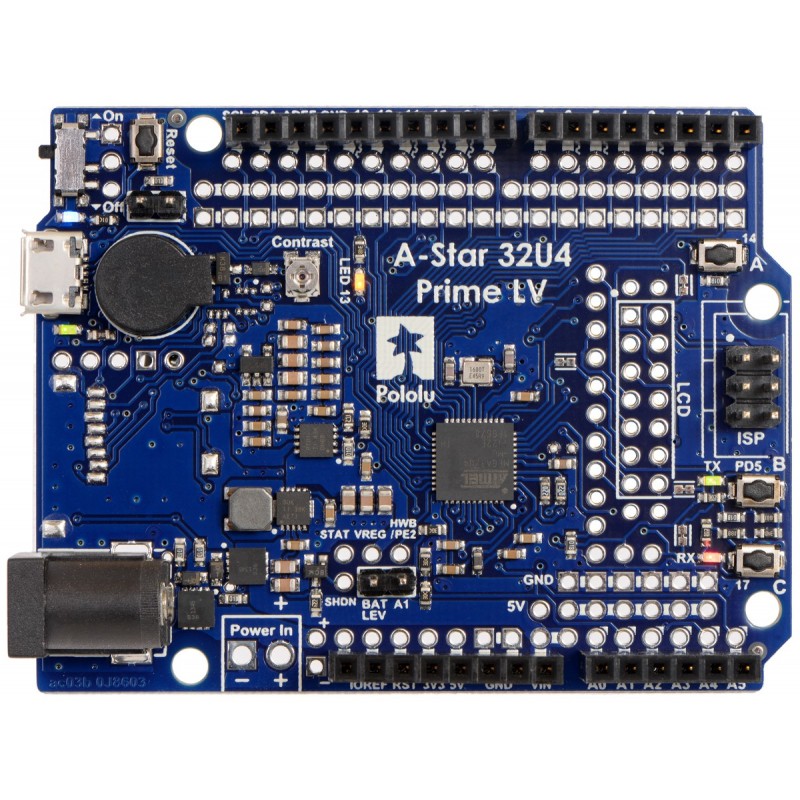 A-Star 32U4 Prime LV - плата з мікроконтролером ATmega32U4