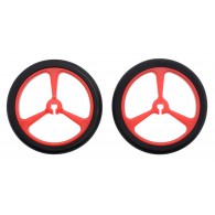 Pololu 40x7mm wheels (red)