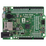 A-Star 32U4 Prime SV microSD - płytka bazowa z mikrokontrolerem ATmega32U4 - Widok z góry
