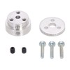 Pololu Aluminum Scooter Wheel Adapter for 4mm Shaft
