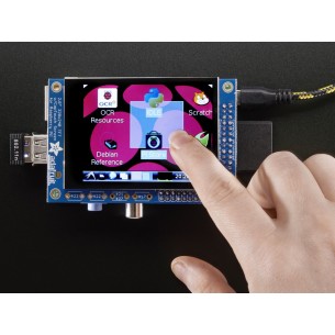 PiTFT HAT - 2.8-inch capacitive touchscreen display for Raspberry Pi