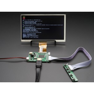Ekran LCD TFT 7" 1024 x 600 HDMI do Raspberry Pi