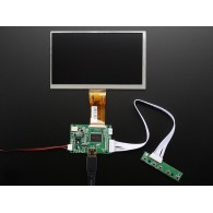 Ekran LCD TFT 7" 1024 x 600 HDMI do Raspberry Pi - Ekran z kontrolerem