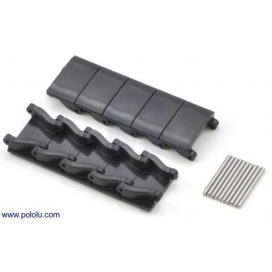 Miniature Track Link and Pin - Black (10-Pack)