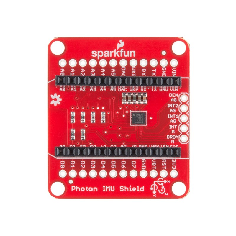 Photon IMU Shield - модуль з 9-осьовим датчиком IMU LSM9DS1