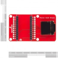 SparkFun Photon Micro OLED Shield - moduł z wyświetlaczem OLED do Particle Photon (wymiary)
