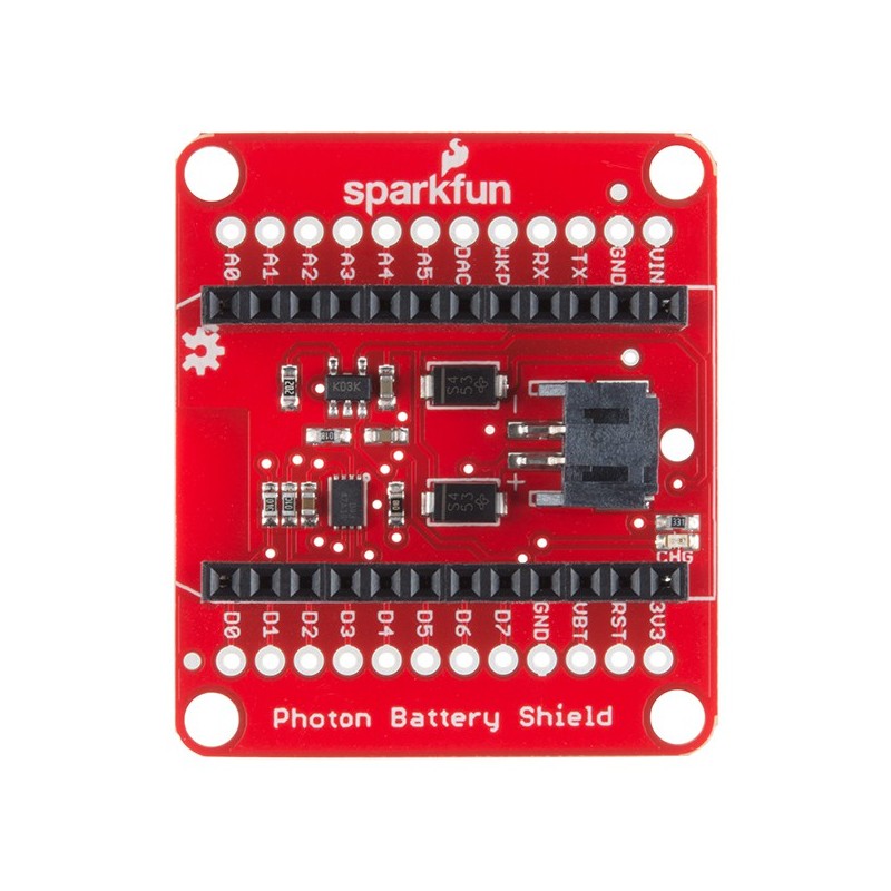 Photon Battery Shield - модуль живлення з LiPo зарядним пристроєм