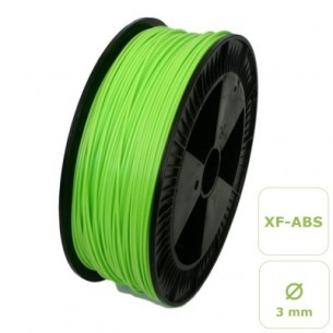 XF-ABS Zielony fluor filament 3,0 mm