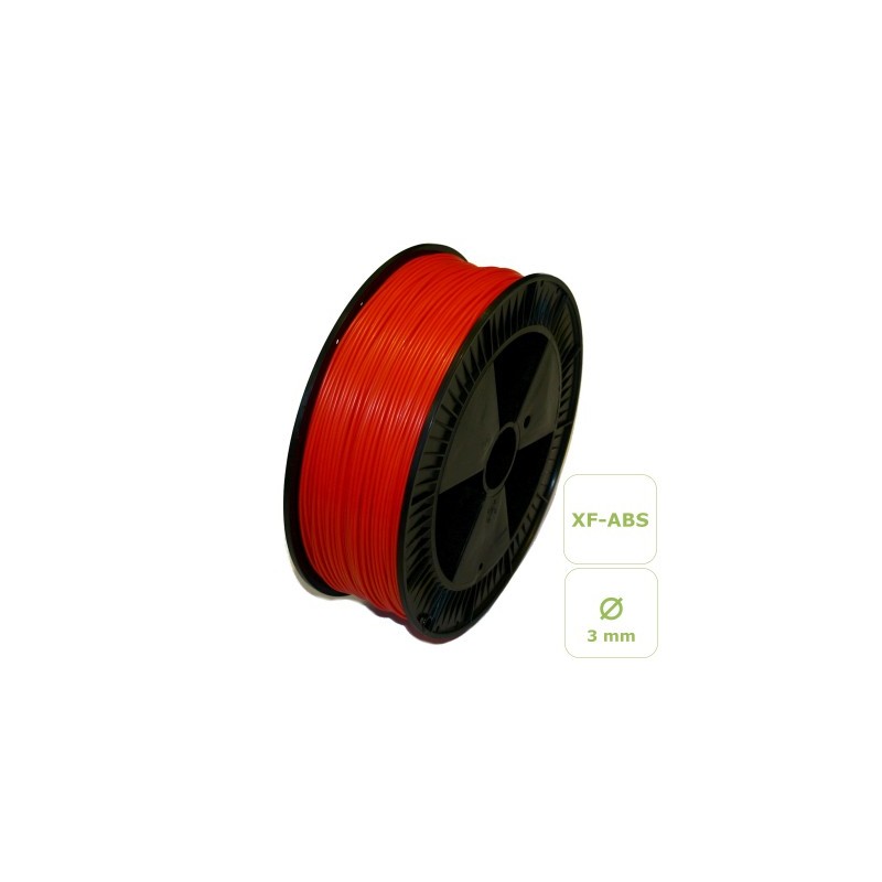 Czerwony filament 3,0 mm