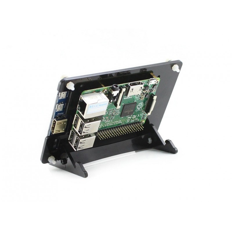 5 inch LCD B Rev2.1 Touch Control Resistive Screen HDMI interface 800*480 with Bicolor case Supports Various Systems For Raspberry pi3/3B+/2 B/B+/A 