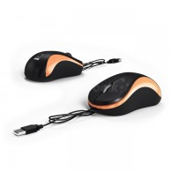 USB mouse Q-line orange