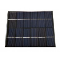 2W solar panel - front view