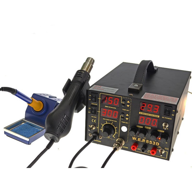 WEP 853D5A - hotair soldering station and 75W soldering iron