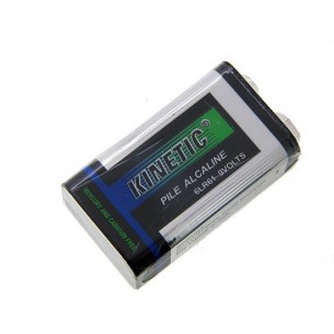 6F22 9V Kinetic alkaline battery - 1 item