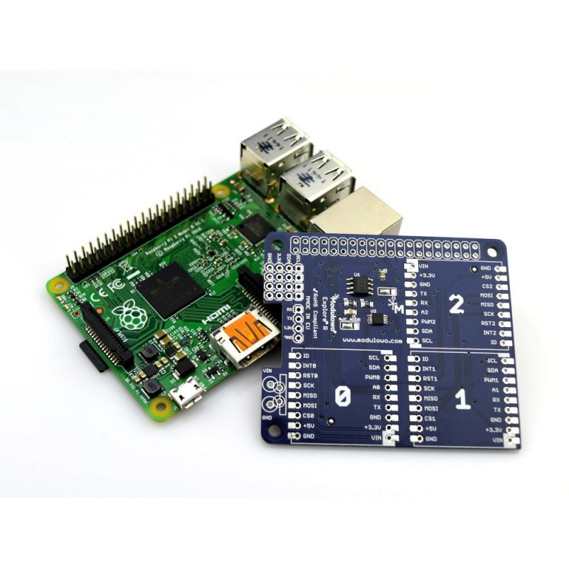 Explorer R Adapter with ADC and EEPROM (for Raspberry Pi)