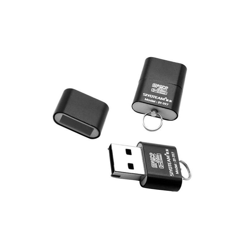 DT - Portable Mini USB 2.0 Micro SD BLK